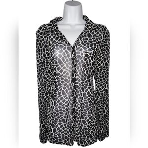 Eden & Olivia Semi-Sheer Blouse XL